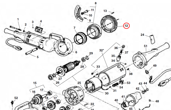 RIDGID 43345 -  Gear Case Cover - Image 2