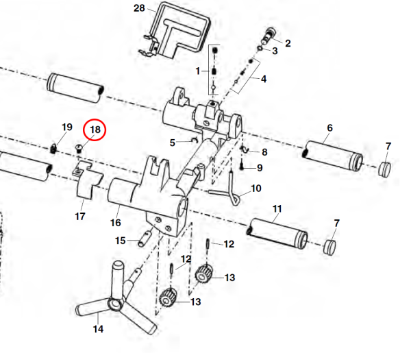 RIDGID 54137 -  Carriage Stop Plate Screw - Image 2