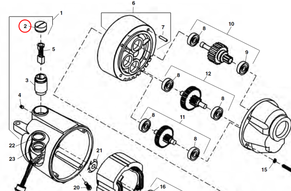 RIDGID 44545 -  Carbon Brush Cap - Image 2