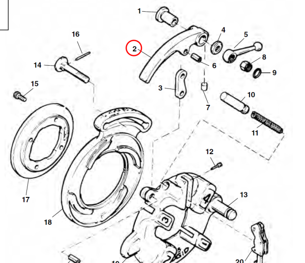 RIDGID 43830 -  Die Head Throw out Lever - Image 2