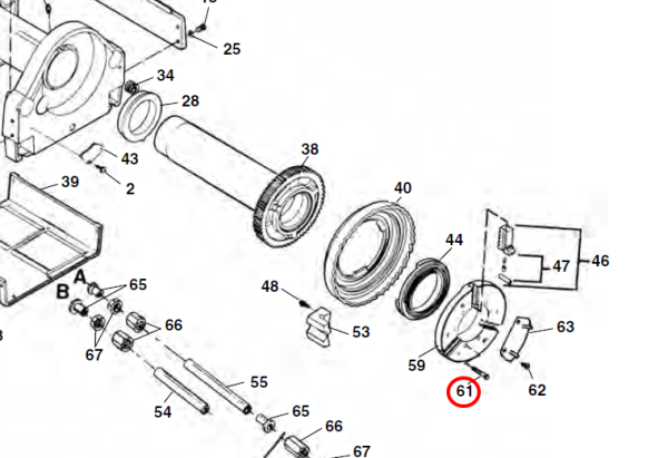 RIDGID 26522 -  5/16" Screw for Front Chuck - Image 2
