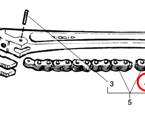 RIDGID 32555 - CHAIN WRENCH - E3835 CHAIN RING (Pack of 5)