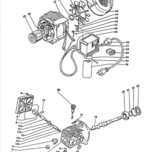 RIDGID 49736 - FAN SCREW M8 x 20 FOR 1460-E